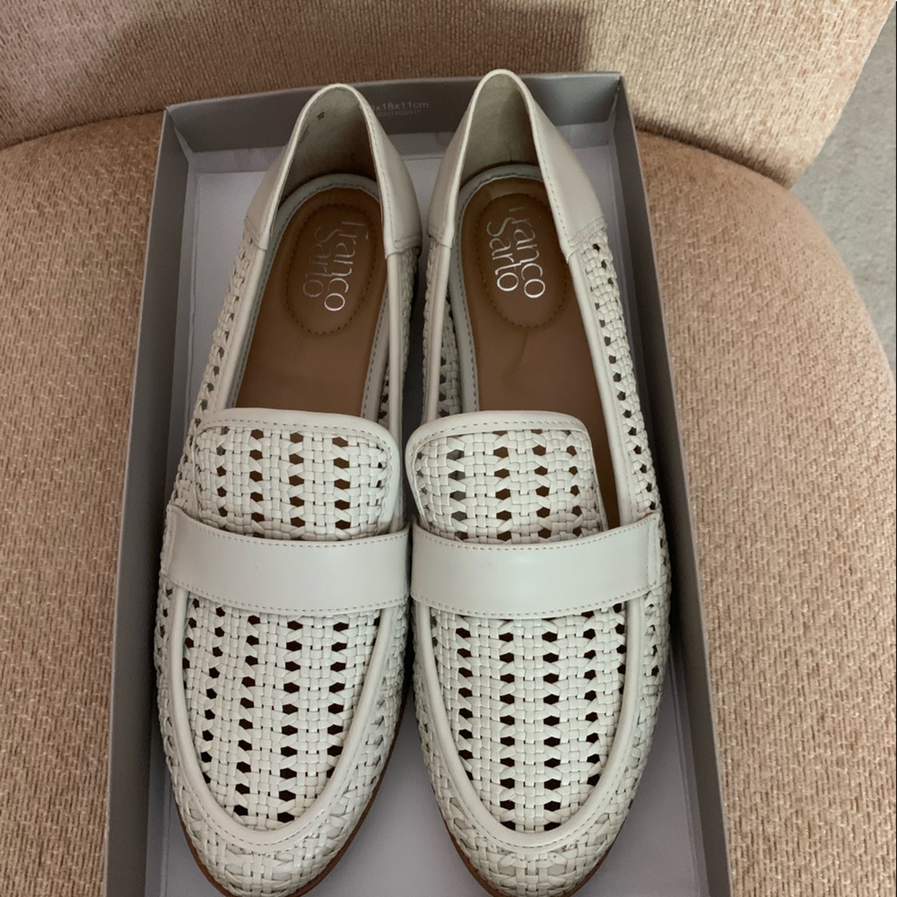 Franco Sarto Woven Loafer Shoe - Size 9.5